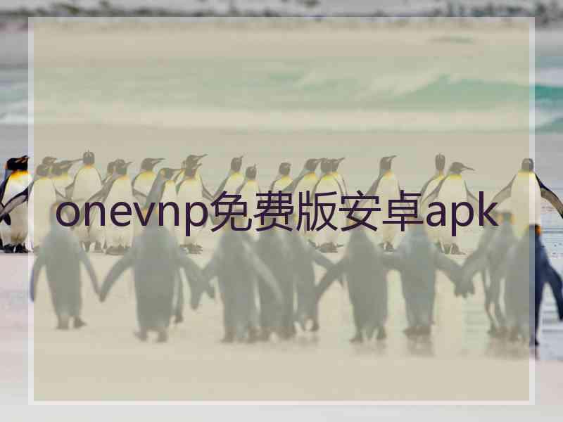 onevnp免费版安卓apk