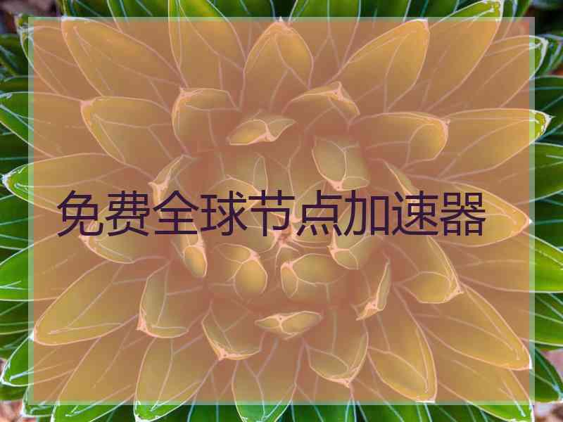 免费全球节点加速器