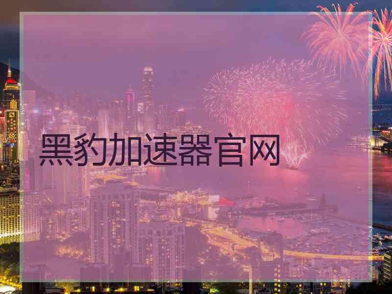 黑豹加速器官网