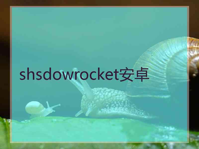 shsdowrocket安卓