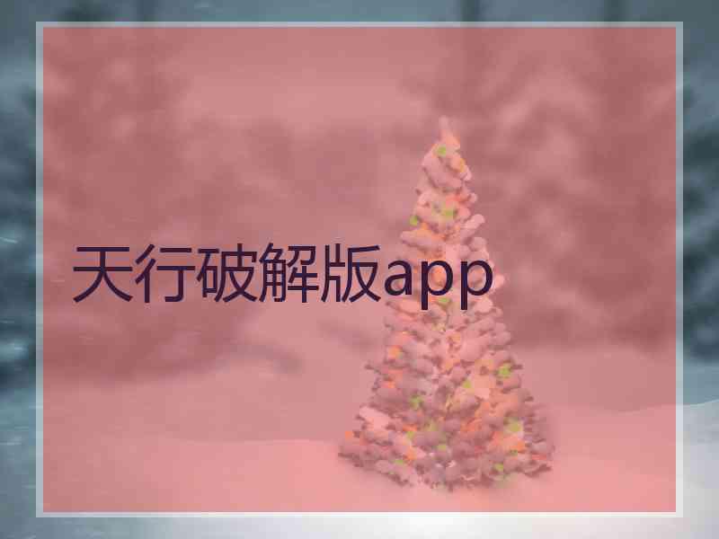 天行破解版app