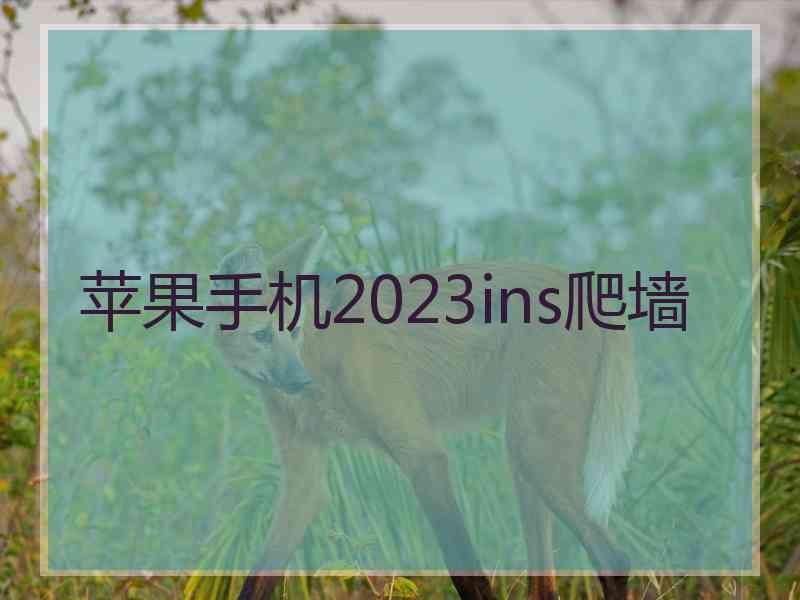 苹果手机2023ins爬墙