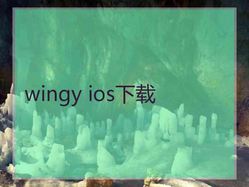 wingy ios下载