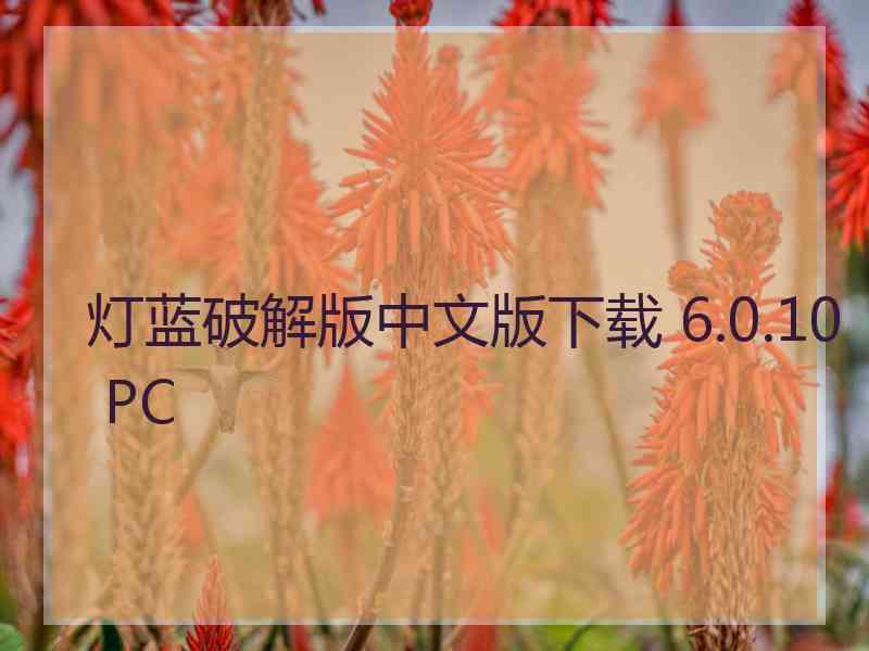 灯蓝破解版中文版下载 6.0.10 PC