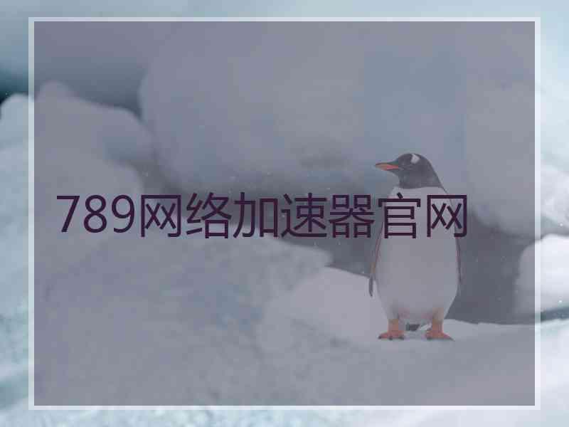 789网络加速器官网