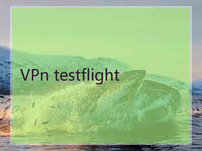 VPn testflight