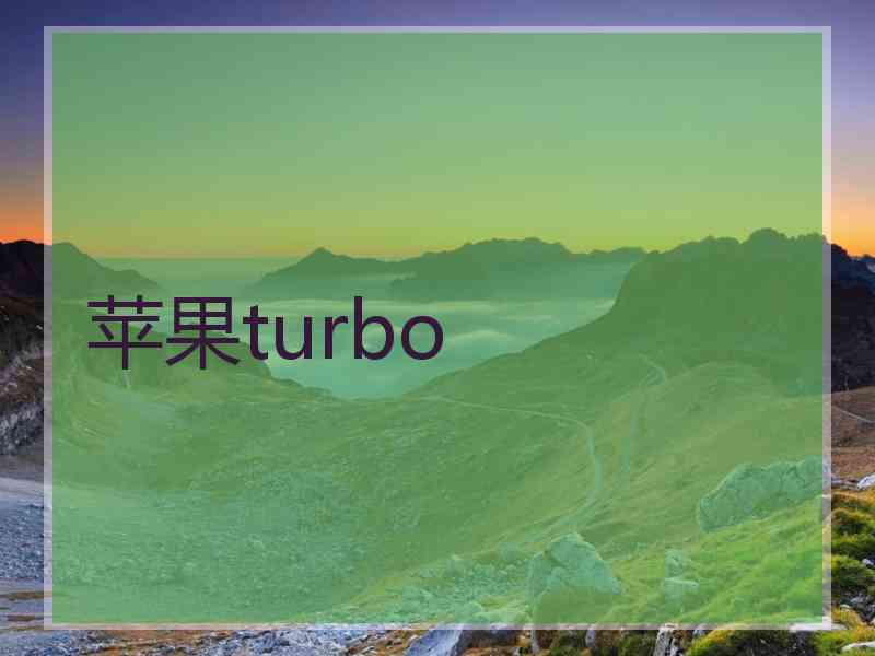 苹果turbo