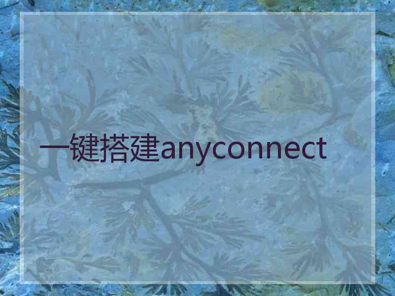 一键搭建anyconnect