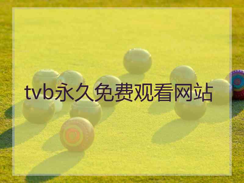 tvb永久免费观看网站