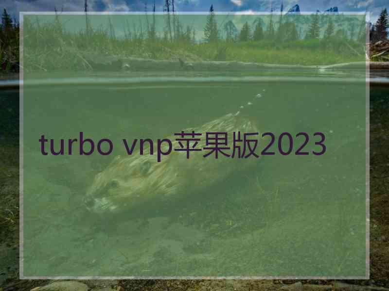 turbo vnp苹果版2023