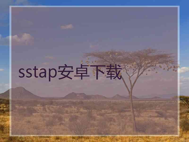 sstap安卓下载