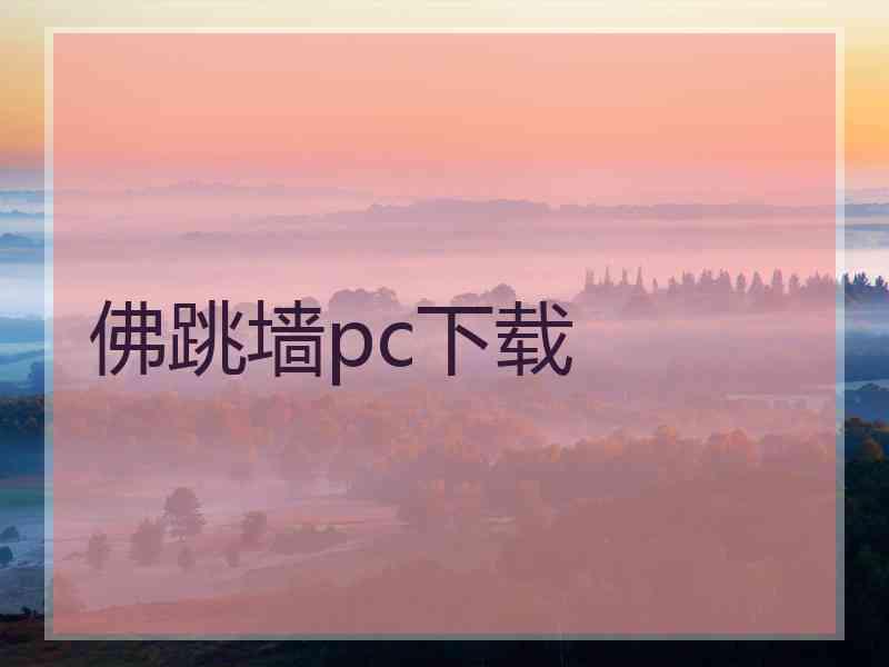 佛跳墙pc下载