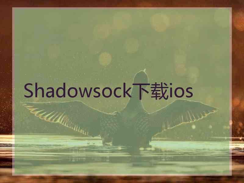 Shadowsock下载ios