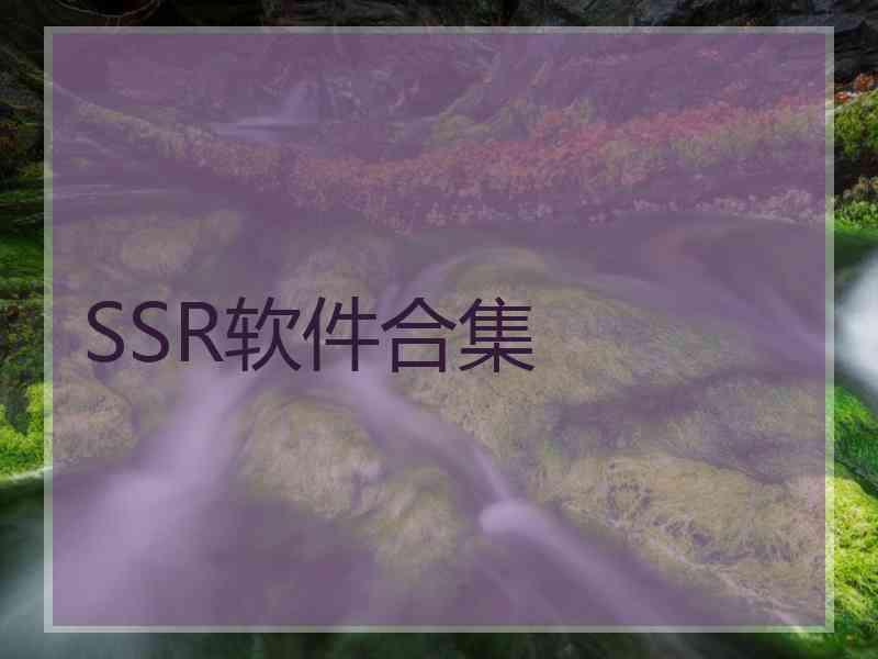 SSR软件合集