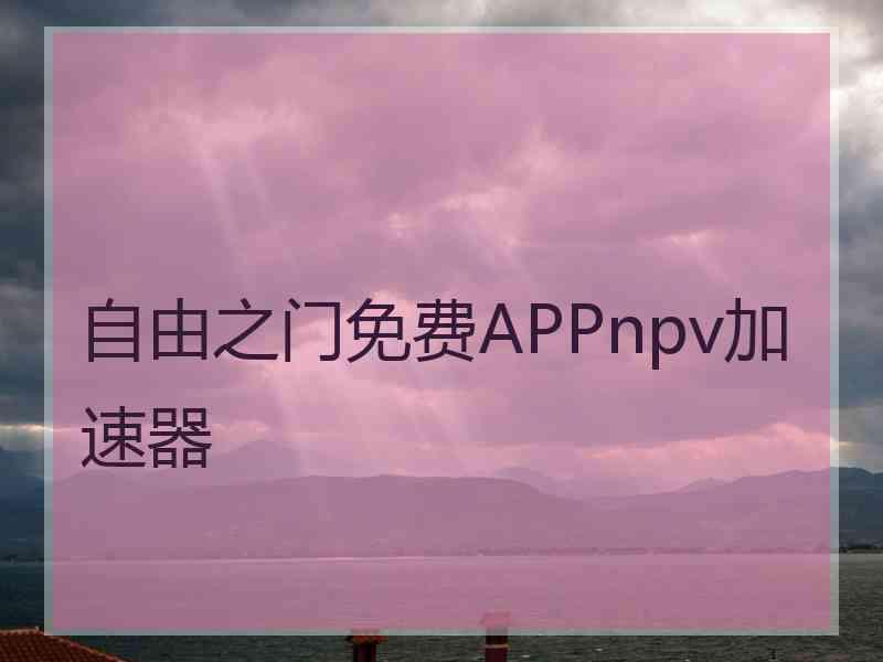 自由之门免费APPnpv加速器