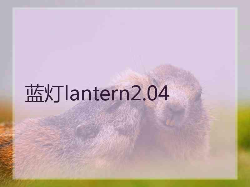 蓝灯lantern2.04