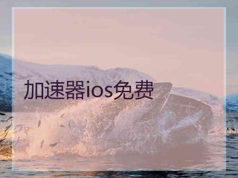 加速器ios免费