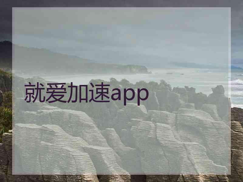 就爱加速app