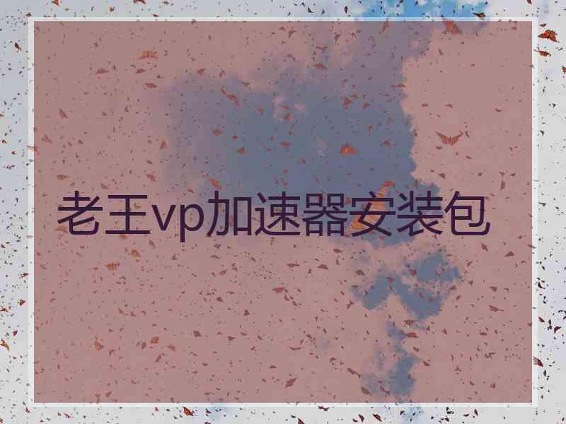 老王vp加速器安装包