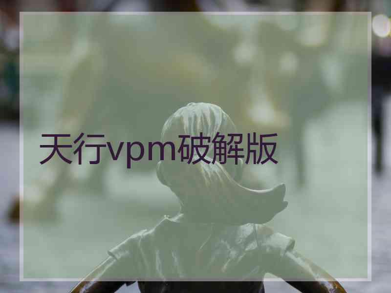 天行vpm破解版