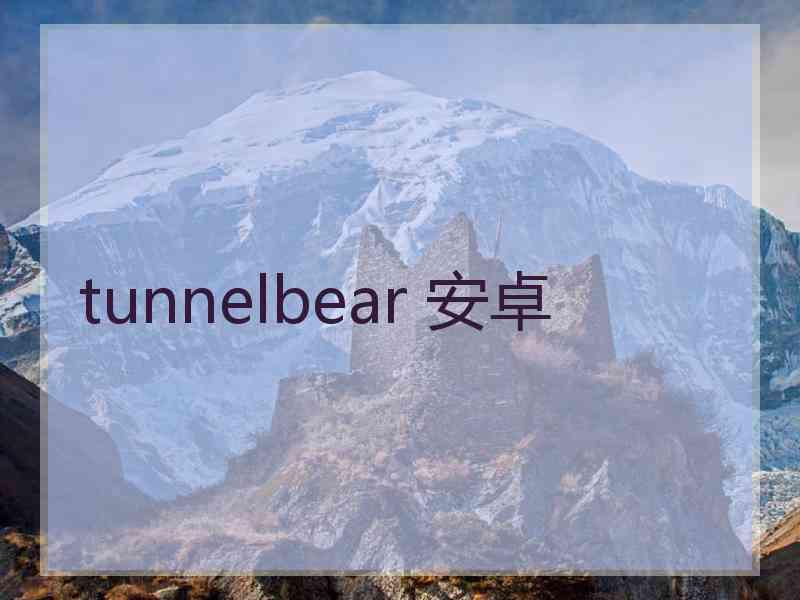 tunnelbear 安卓