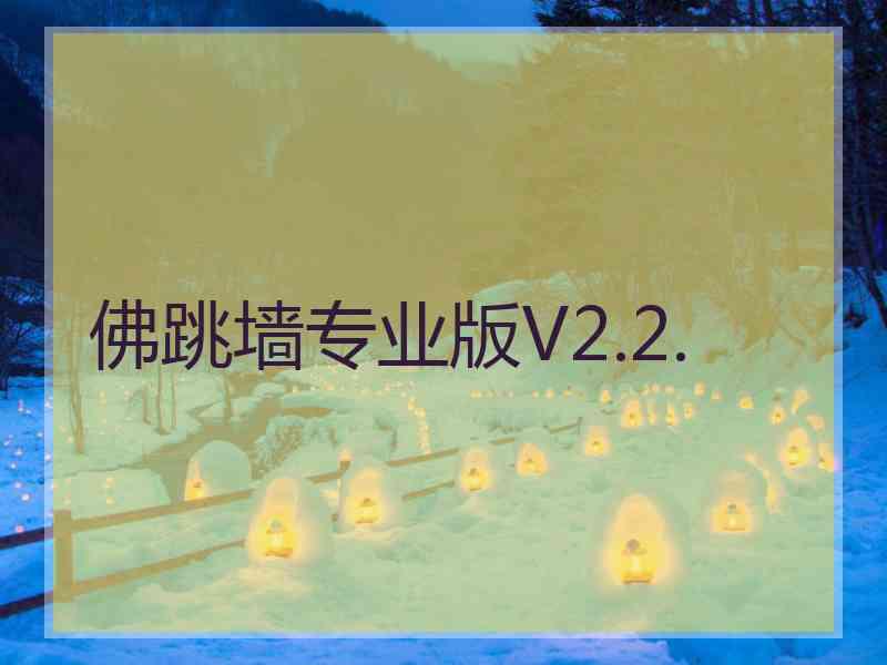 佛跳墙专业版V2.2.