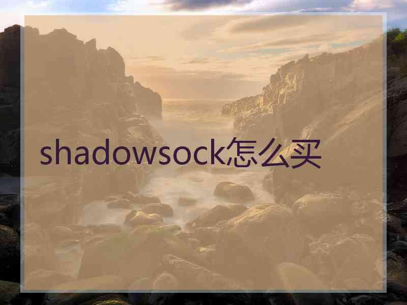 shadowsock怎么买