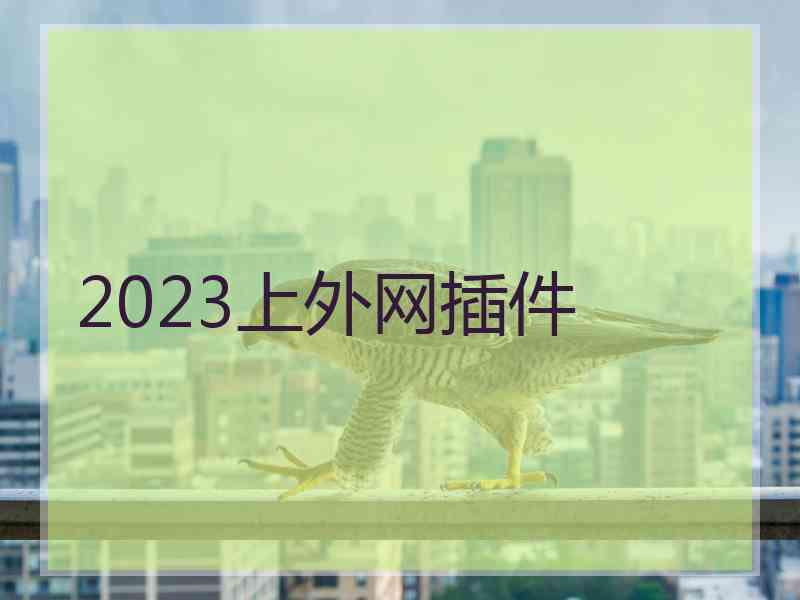 2023上外网插件