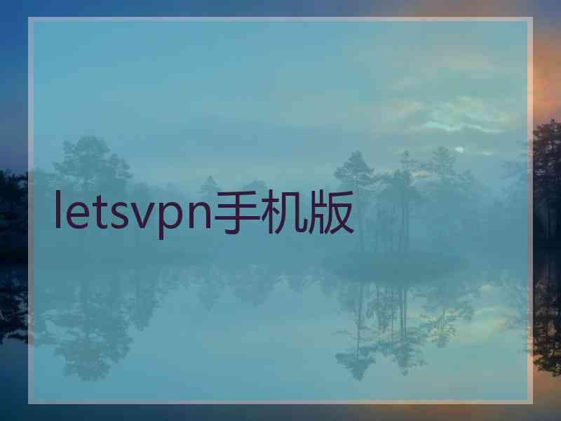 letsvpn手机版