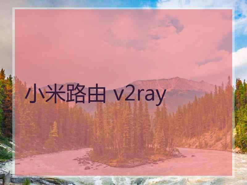 小米路由 v2ray