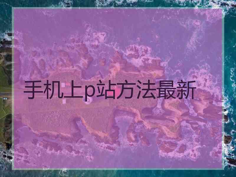 手机上p站方法最新