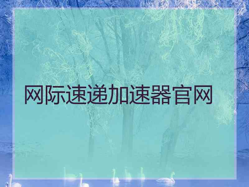 网际速递加速器官网