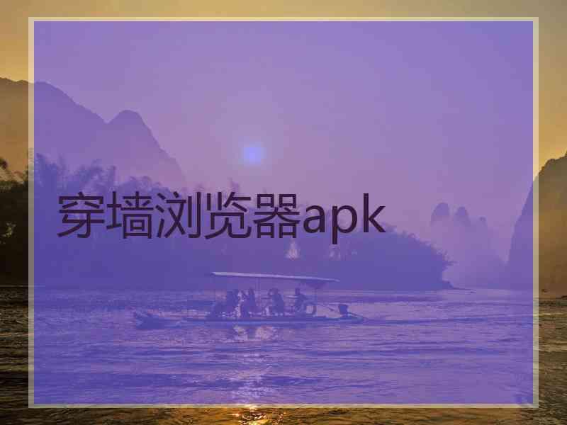 穿墙浏览器apk