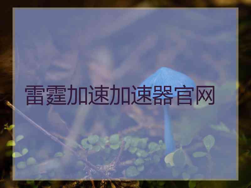 雷霆加速加速器官网