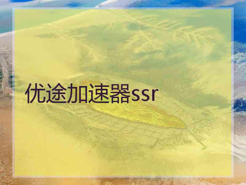 优途加速器ssr