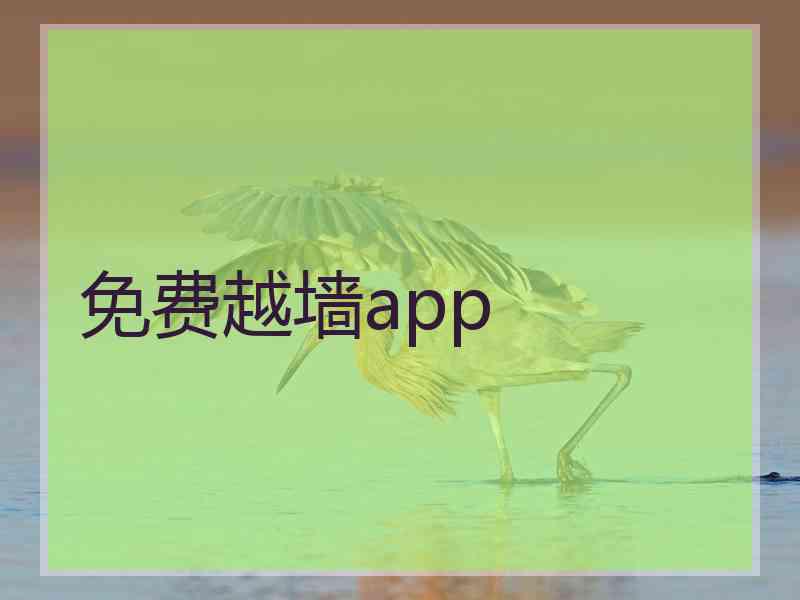 免费越墙app