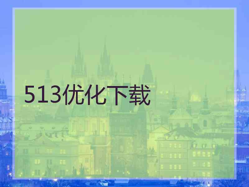 513优化下载