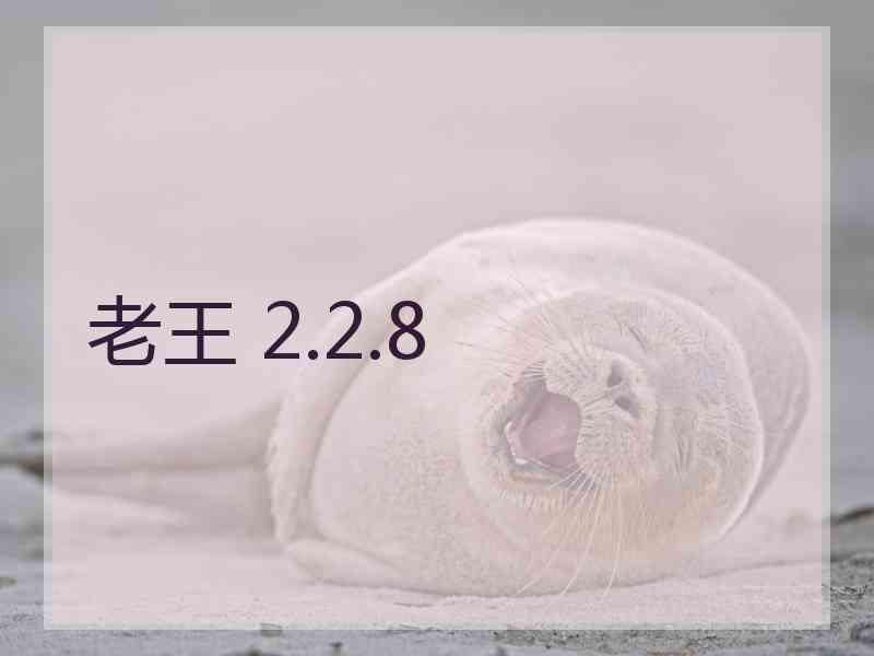 老王 2.2.8