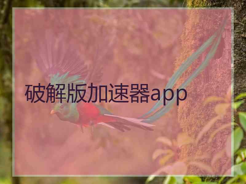 破解版加速器app