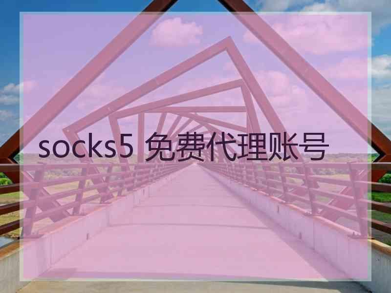 socks5 免费代理账号