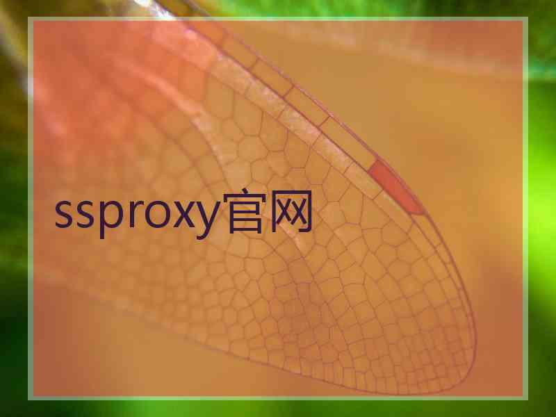 ssproxy官网