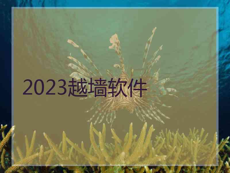 2023越墙软件