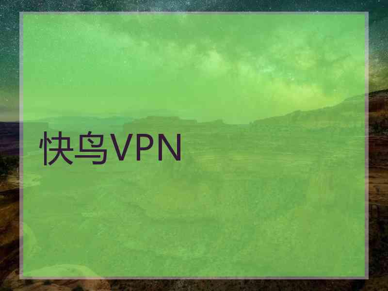 快鸟VPN