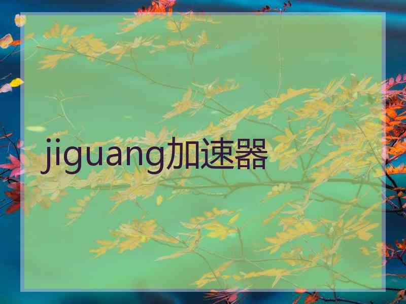 jiguang加速器