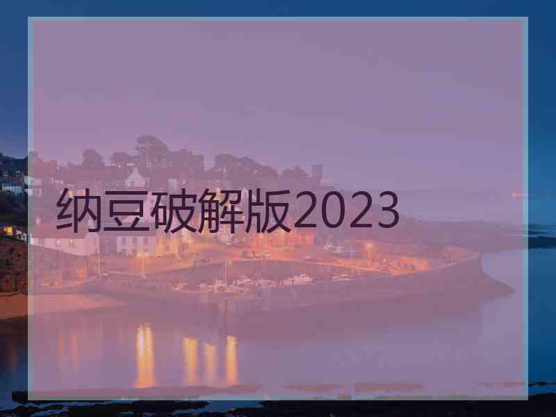 纳豆破解版2023