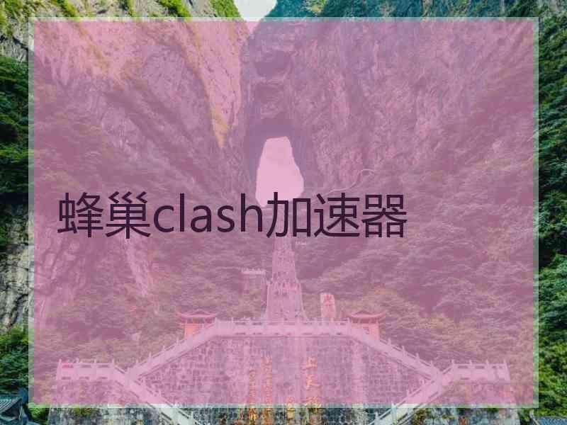 蜂巢clash加速器