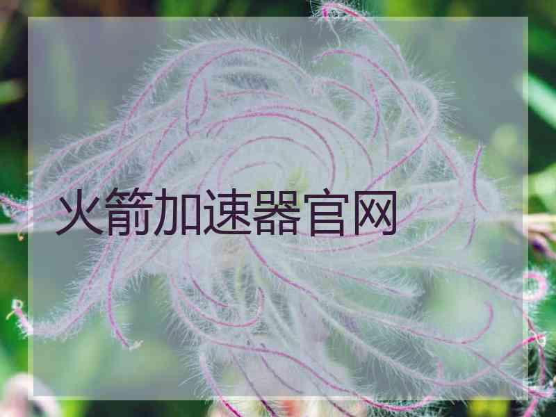 火箭加速器官网