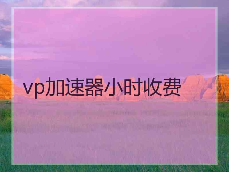 vp加速器小时收费