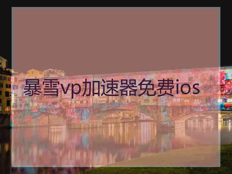 暴雪vp加速器免费ios