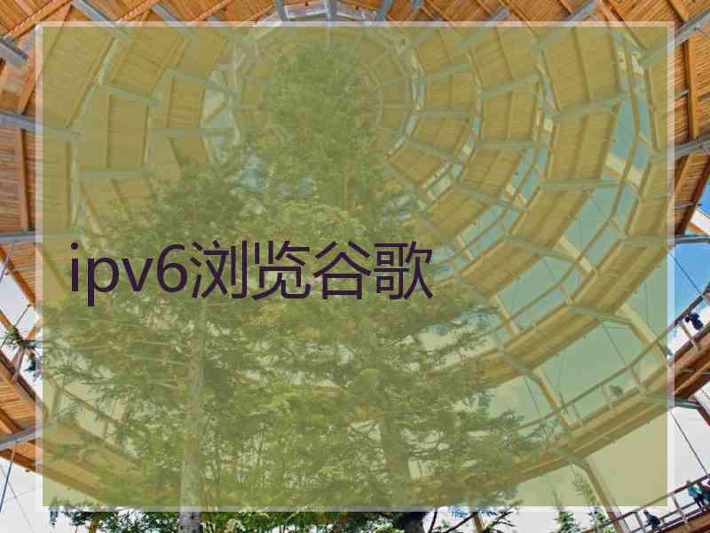 ipv6浏览谷歌